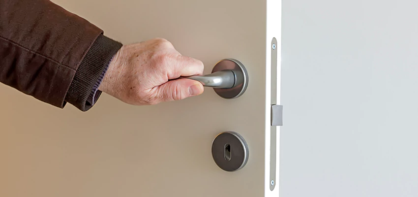 Restroom Locks Privacy Bolt Installation in Los Altos, California